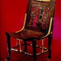 Cadeira Cerimonial Egípcia - "Tesouros de Tutankhamun"